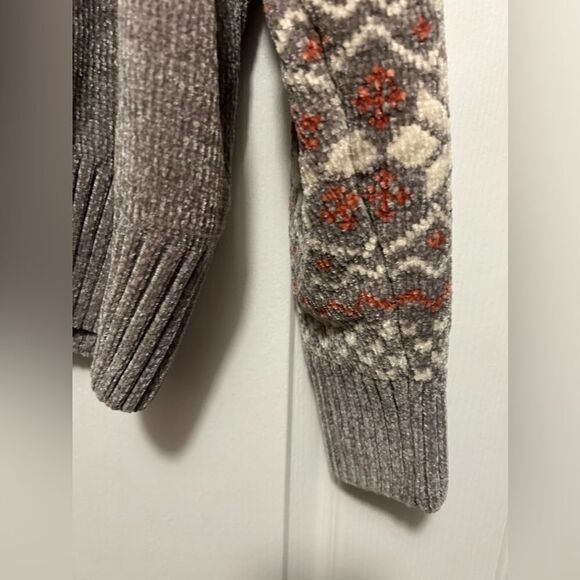 Christian Siriano New York Chunky‎ Chenille Snowflake Sweater Size Medium - Picture 7 of 12